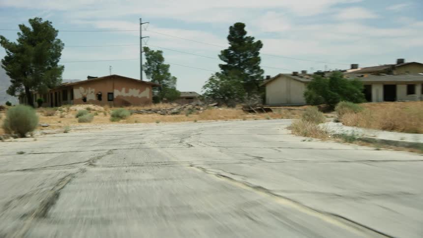 The neighborhood is full of abandoned homes