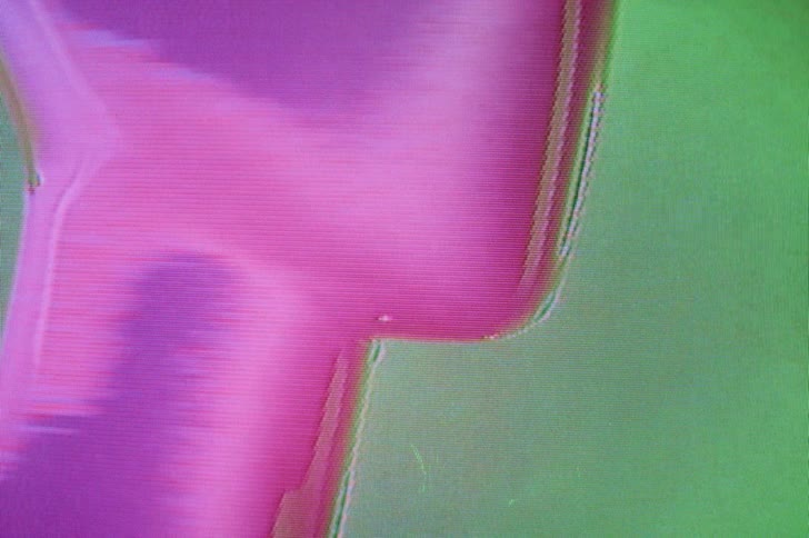 Digital colors filling shape contrast with colors outside shape lines