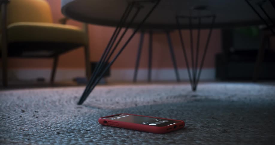 The phone is ringing in the room
