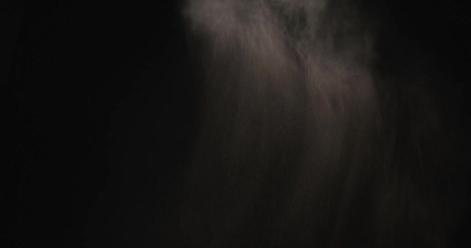 The dust slowly falls