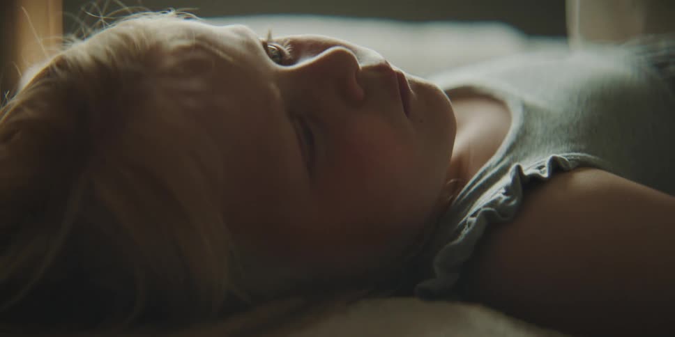 A child laying around