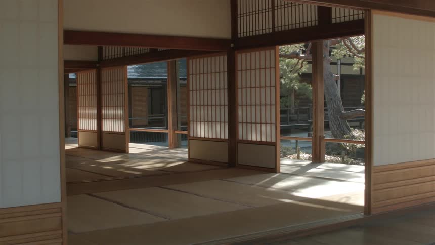 A room with white wooden walls