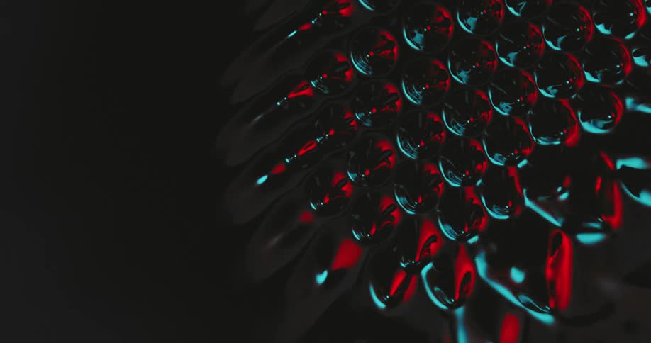 The water moves around