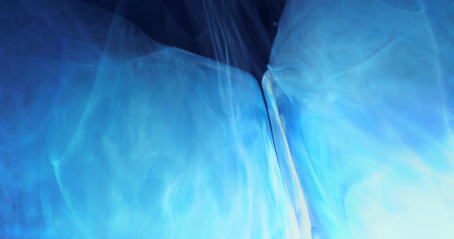 Abstract blue colors are displayed on camera