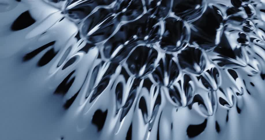 Liquid is taking shape in different forms