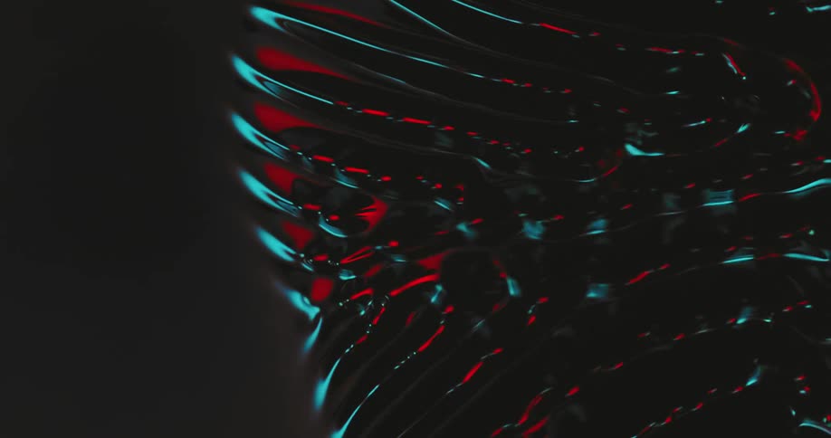 Abstract footage of graphics on a screensaver