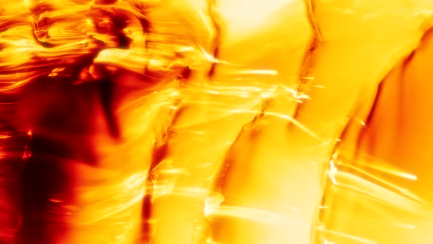 Bright orange and yellow flow and blend
