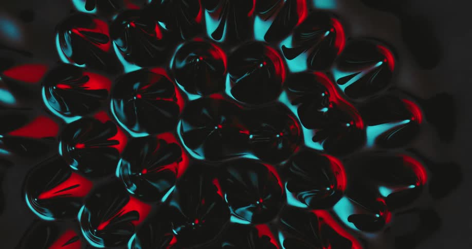 Rippling shiny black liquid