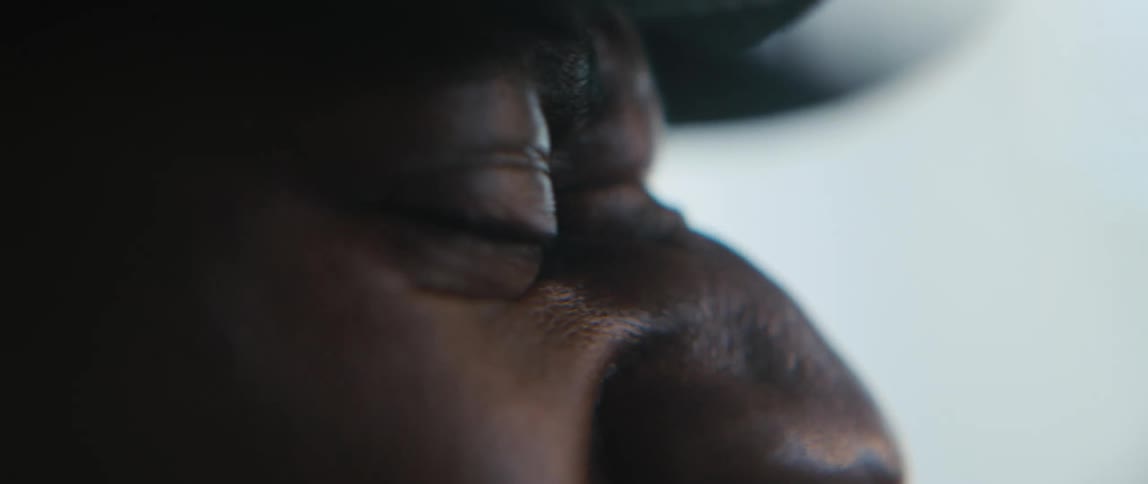 Close up of male musician singing song and playing piano