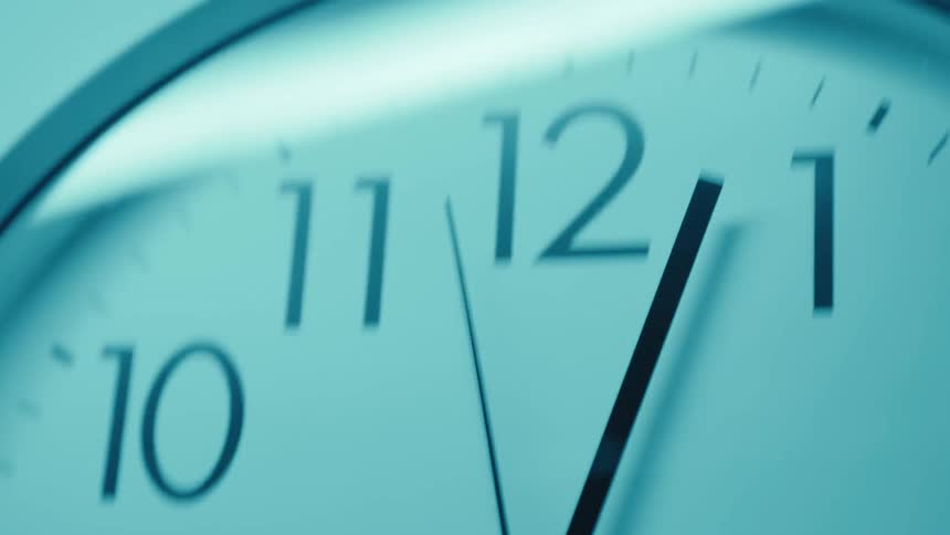 A vibrating ticking clock
