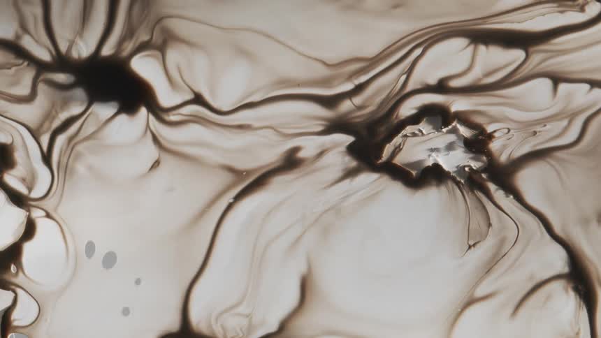 A membrane like substance puffs and balloons before bursting
