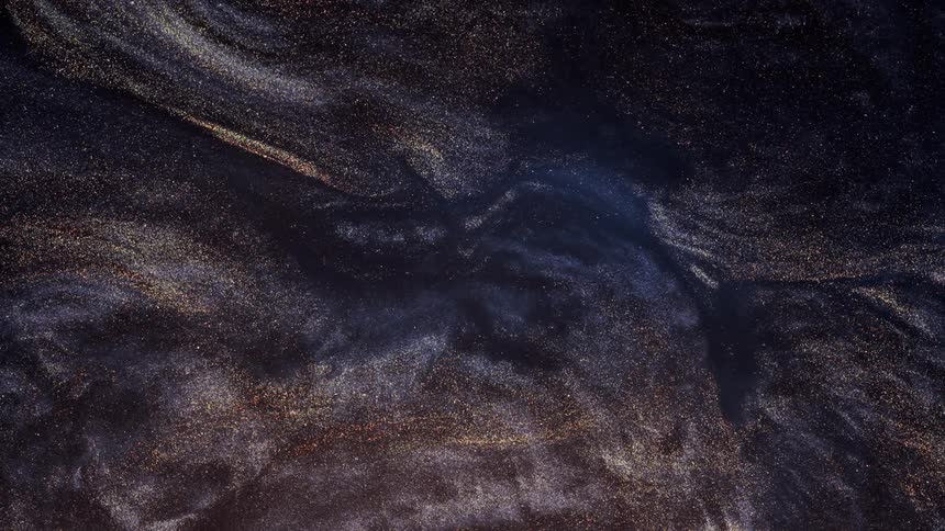 Colors come together like the stars in the sky and form galaxies