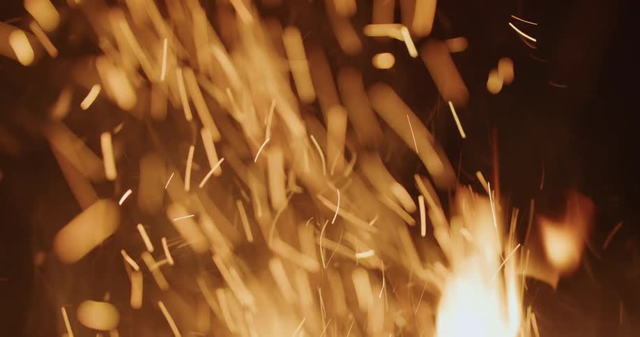 A view of a campfire outdoors