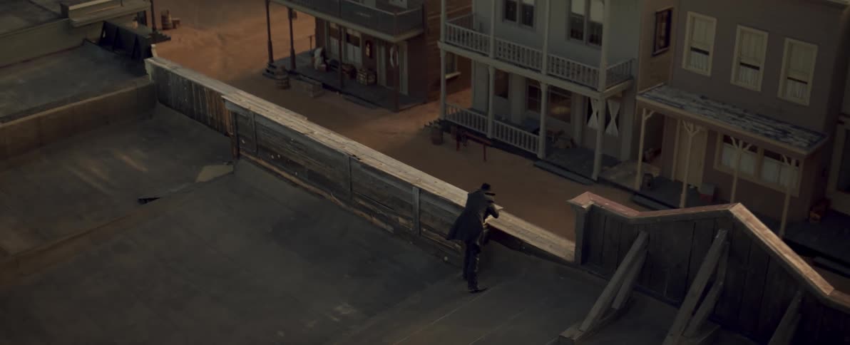 A shootout in the wild west has left two men dead