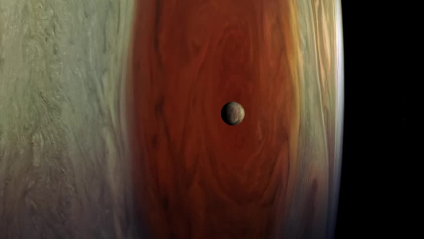 Two planets in the solar system is displayed