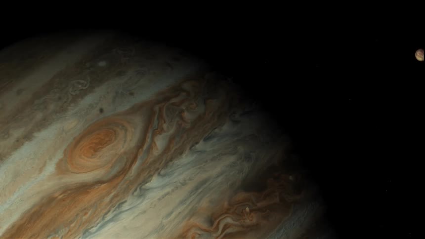 A view of jupiter from space