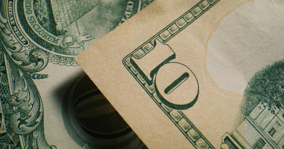 The bills are stacked together
