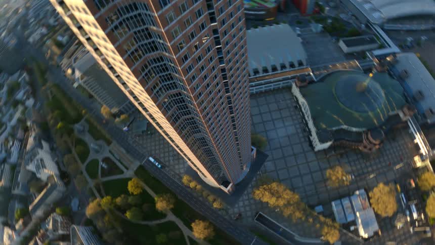A view of buildings outdoors