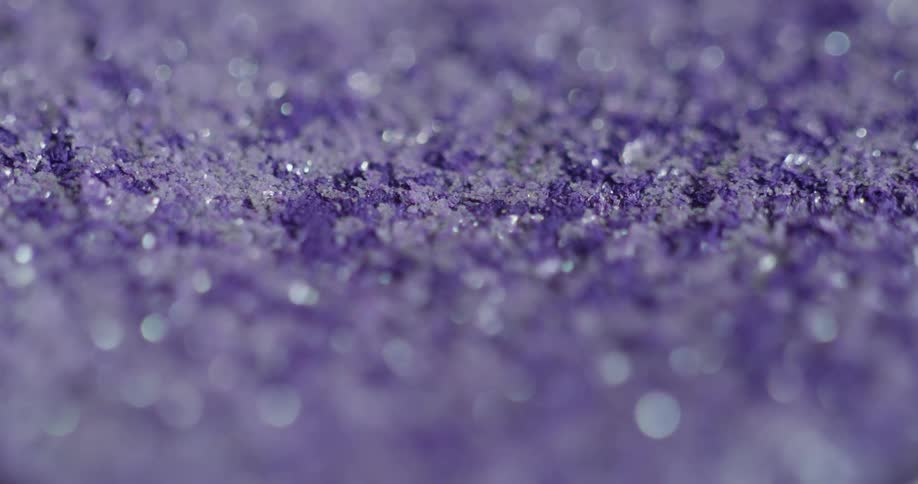 Close up of purple crystals and gems