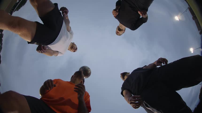 A view of people playing games outdoors