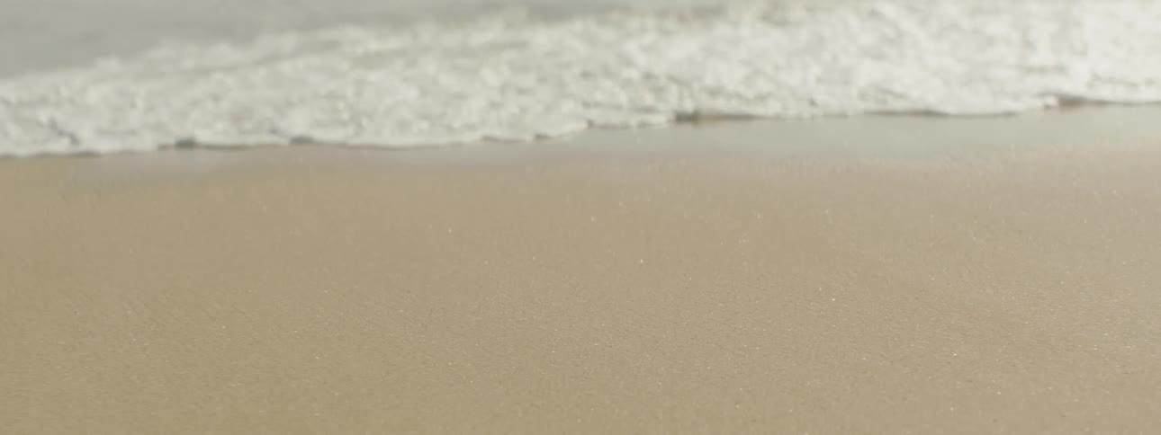 Ocean water is moving towards the coast