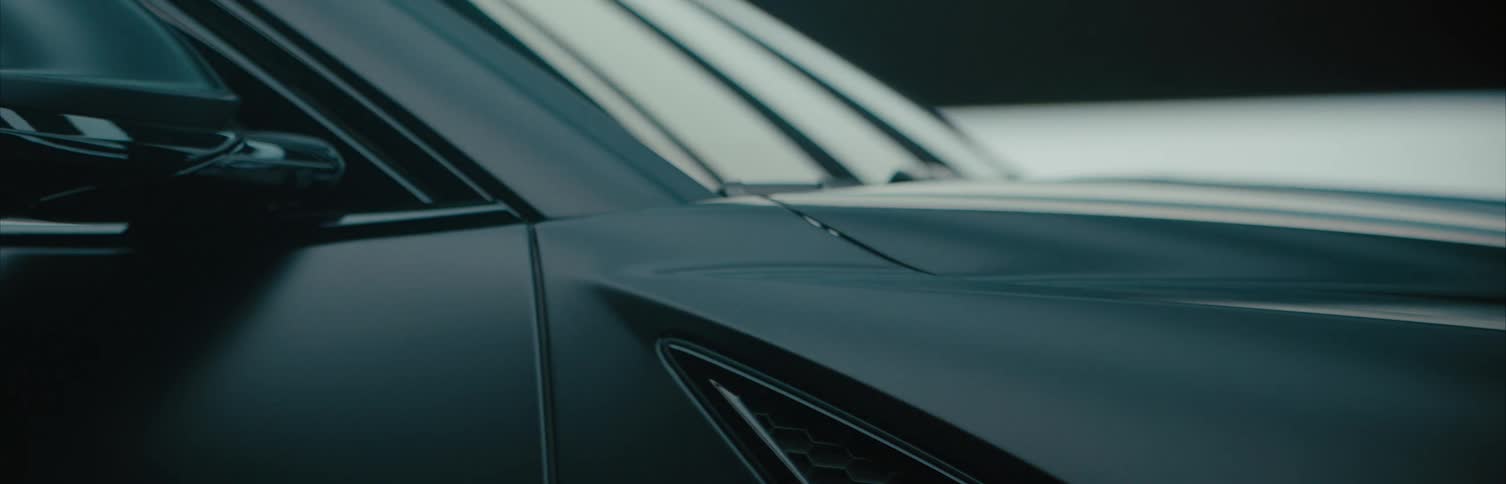 The exterior of a car