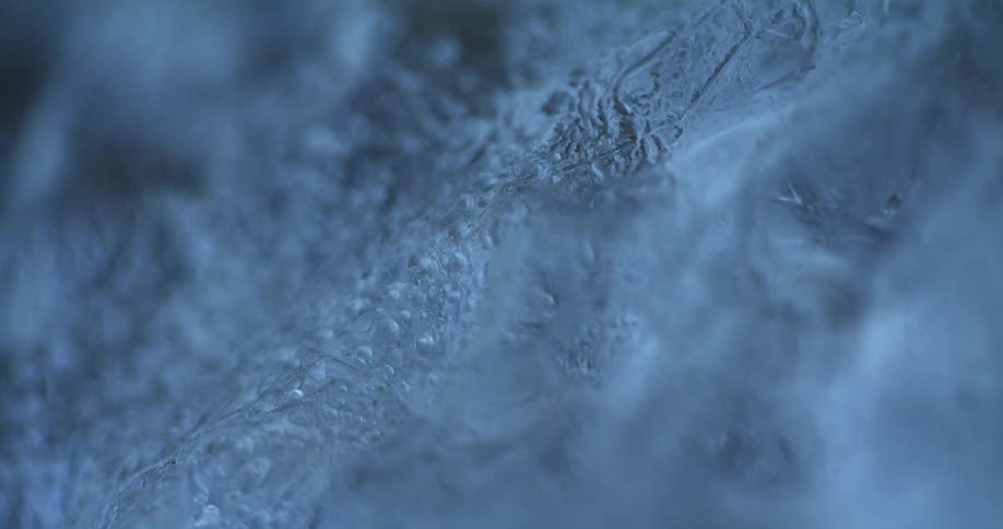Light is reflecting on the ice