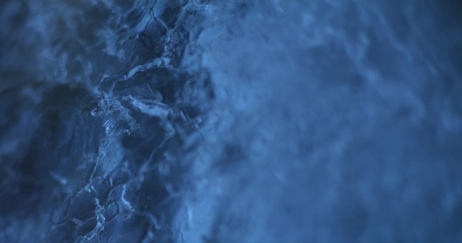 Cracks in ice reflect and shine in the light