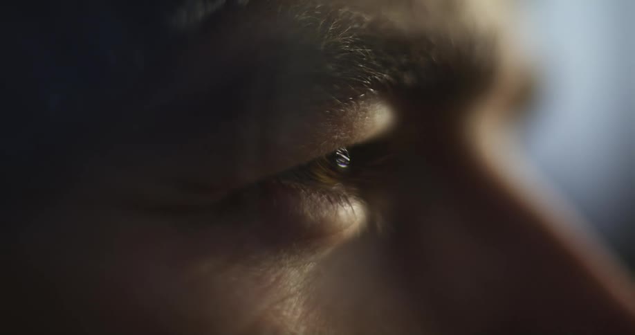 A close up of a persons eyes