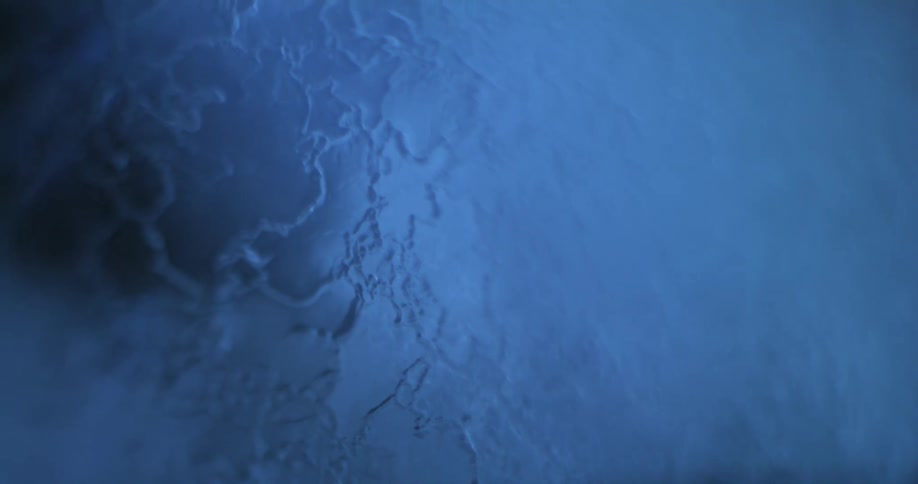 The ice is dark