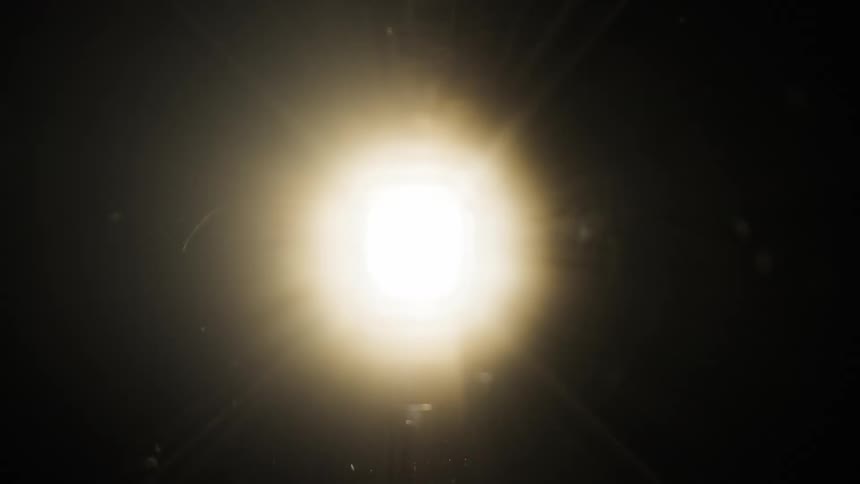 Something explodes from a sun in space
