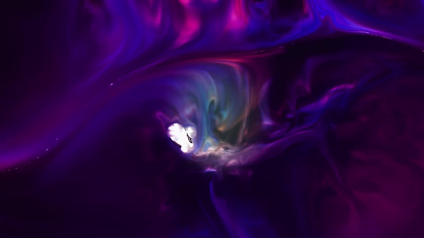 Abstract footage of colors moving on a screensaver