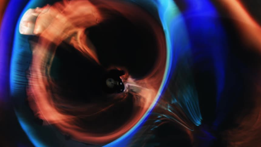 A view of abstract colors