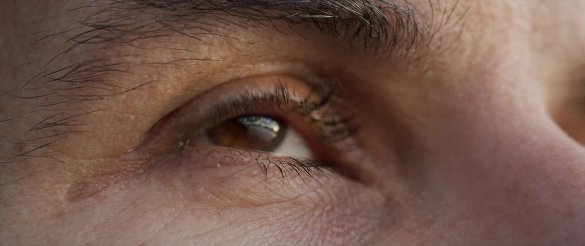 Close up of a mans eye