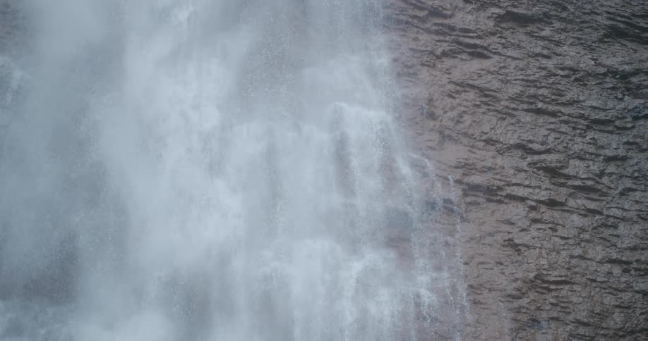 A view of a waterfall in the forest