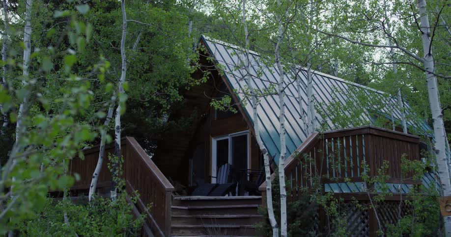 Interior lighting of home with reflective roof turns on