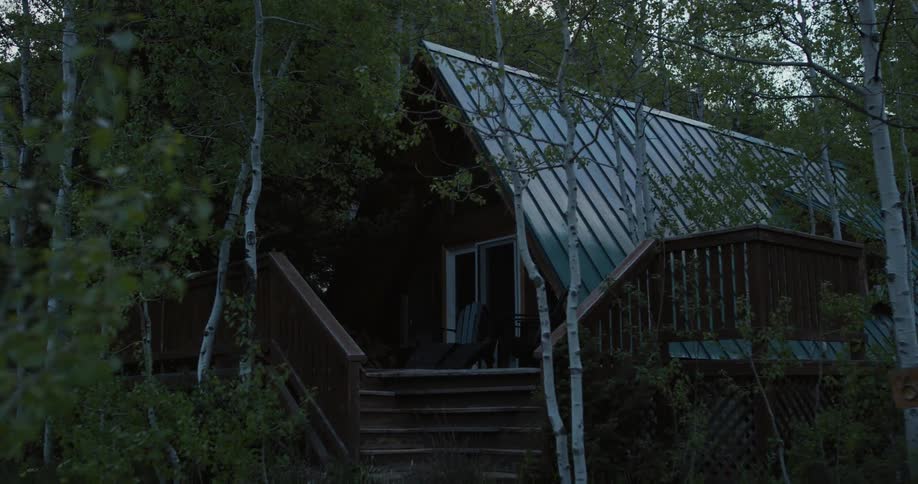 A house is a rural area is displayed during spring time