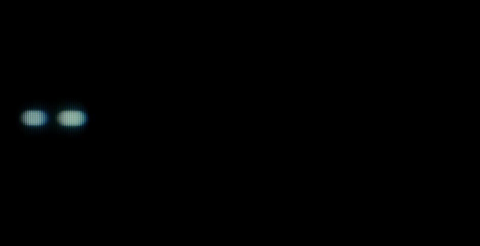 Abstract Pixelated Dots Darting Across Screen