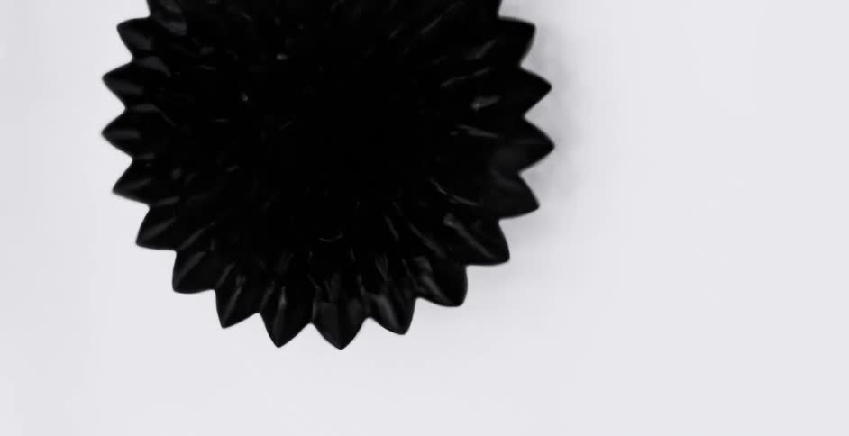Three shapes merge into another that looks like a blossom
