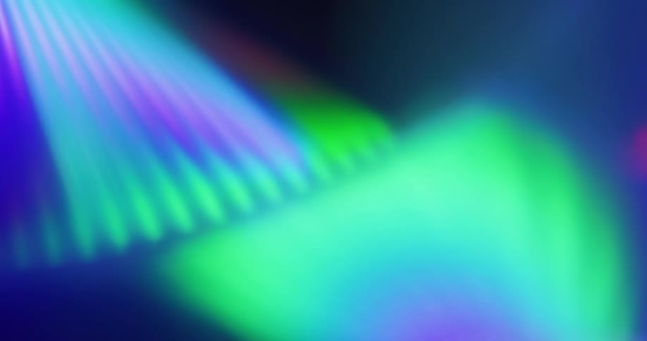 Neon colors move and flash on a spinning wheel