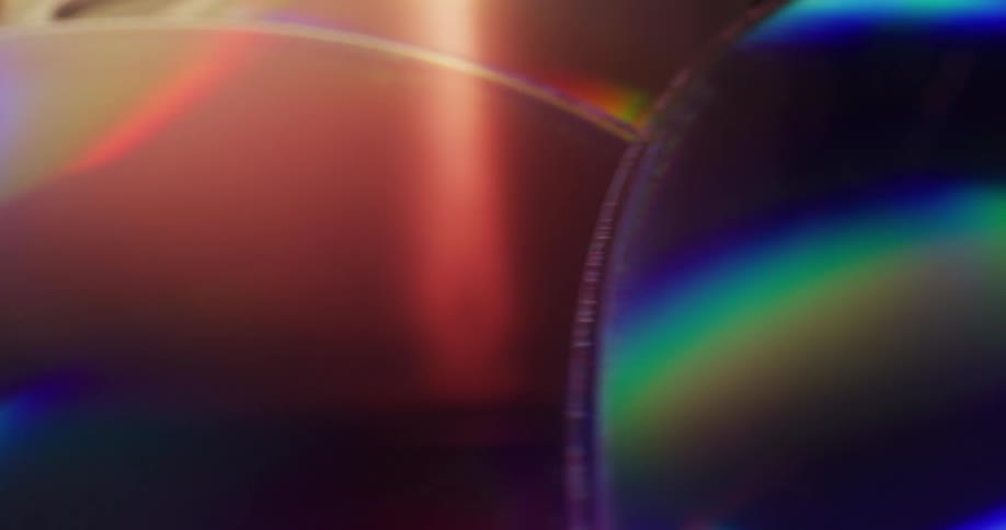 There is circles of colors that is moving really fast