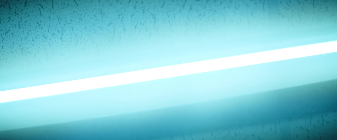 Abstract footage of a bright light