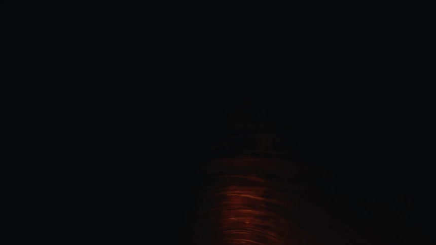 Fire and flames quickly emerge from a dark tunnel