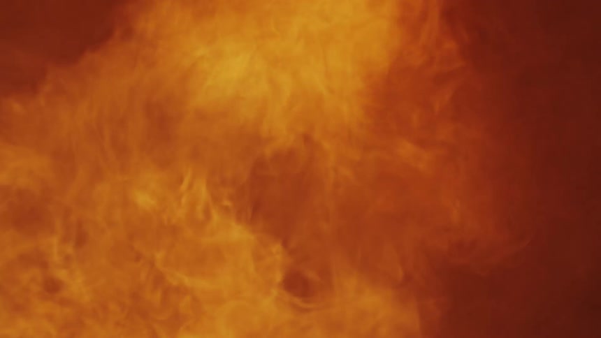 There is a fire that is going really wild in the day time
