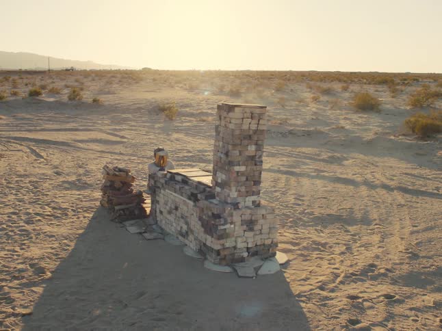 The view is of the desert area in the day time