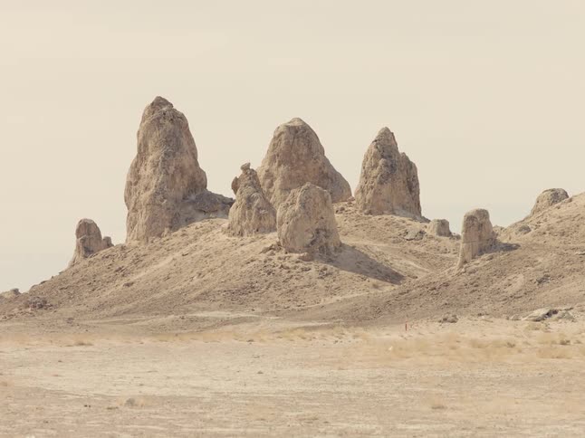 The view is of the desert area in the day time