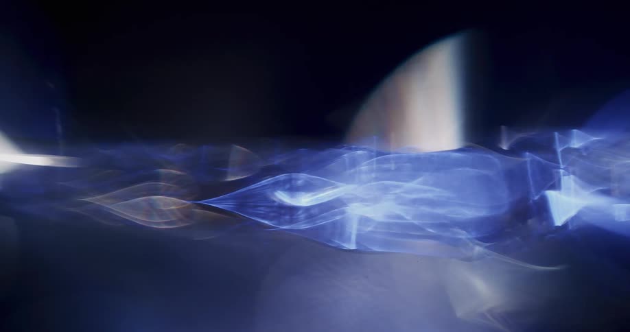 Lights moving on a screensaver