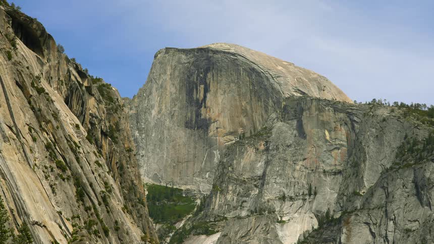 Close up of a mountain range
