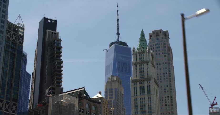 Tall buildings fill the city
