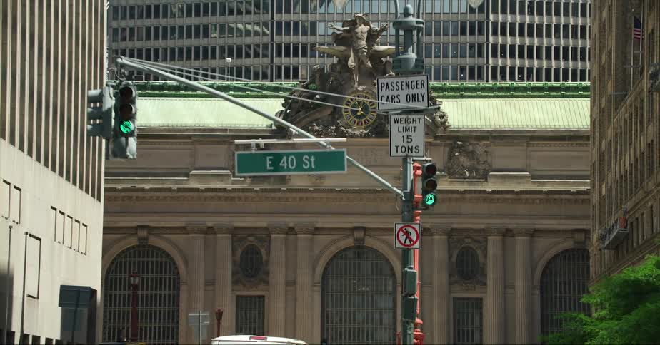 Approaching Grand Central Terminal Station in NYC